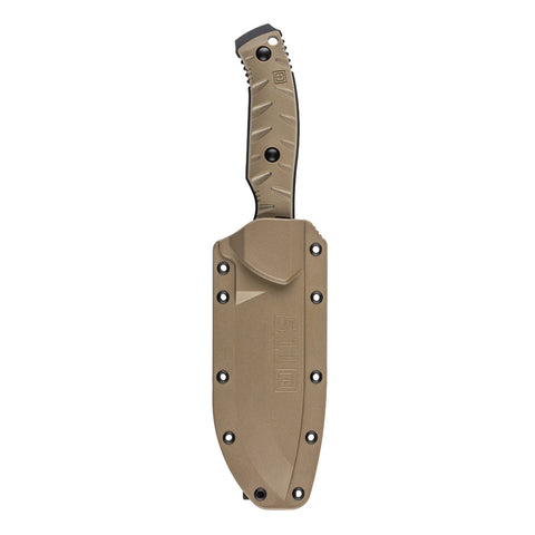 Couteau à lame fixe 5.11 Tactical CFK 4 pleine soie 10,16 cm plaquettes FRN démontables