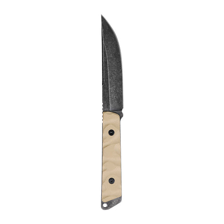 Couteau à lame fixe Ares Akuso Tanto manche G10 longueur totale 25,3 cm étui Kydex