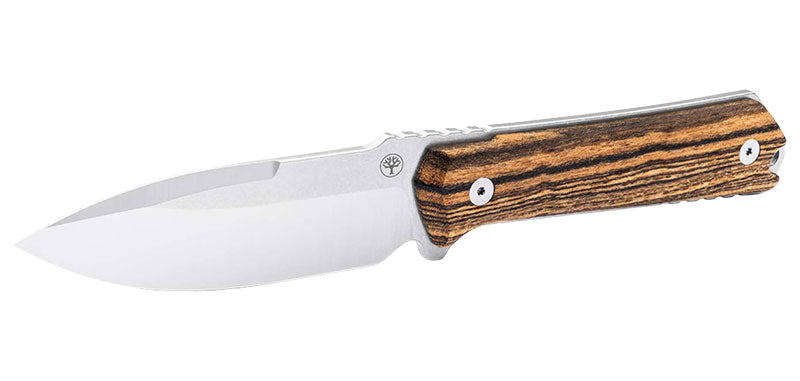 Couteau à lame fixe Boker Kiboku Bocote acier RWL 34 lame 75 mm lame drop point
