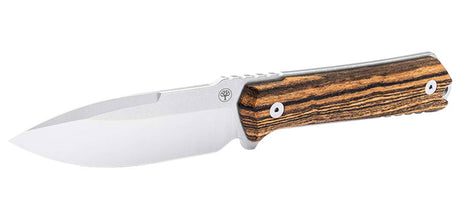Couteau à lame fixe Boker Kiboku Bocote acier RWL 34 lame 75 mm lame drop point