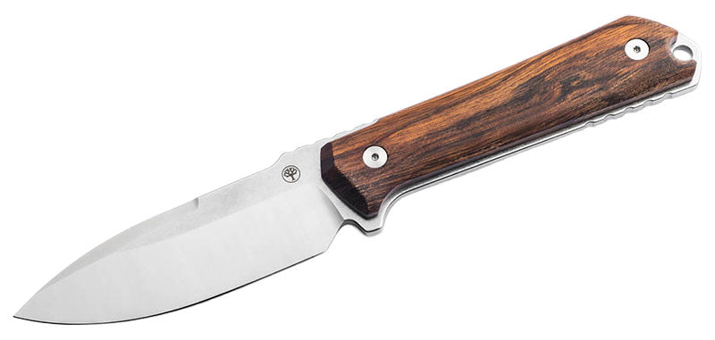 Couteau à lame fixe Boker Kiboku Desert Iron Wood acier RWL34 lame 75 mm