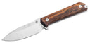 Couteau à lame fixe Boker Kiboku Desert Iron Wood acier RWL34 lame 75 mm