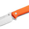 Couteau à lame fixe Boker Kiboku G10 Orange acier RWL34 lame 75 mm