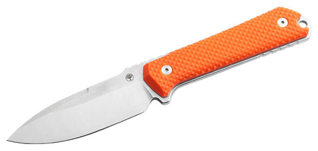 Couteau à lame fixe Boker Kiboku G10 Orange acier RWL34 lame 75 mm