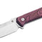 Couteau à lame fixe Boker Kiboku Richlite Red Topo acier RWL34 lame 75 mm