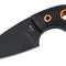 Couteau à lame fixe Boker Plus Gnome all Black Copper acier D2 lame 55 mm