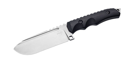 Couteau à lame fixe Boker Plus Hermod 2,0 acier D2 lame 106 mm fil lisse