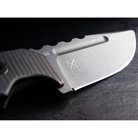 Couteau à lame fixe Boker Plus Little Dvalin Black