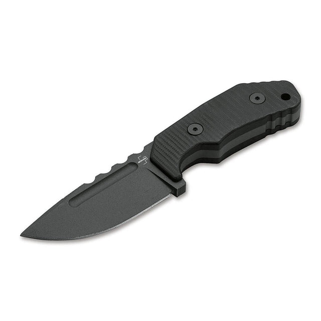 Couteau à lame fixe Boker Plus Little Dvalin Black