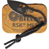 Couteau à lame fixe Doug Ritter RSK MK5 acier 2Cr13 lame 44 mm manche ABS