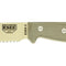 Couteau à lame fixe ESEE ESEE-3 - Lame Mixte - Pommeau modifié E3SMDT acier Carbone lame 88 mm