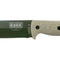 Couteau à lame fixe ESEE ESEE-5 5POD017 acier Carbone lame 132 mm