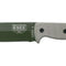 Couteau à lame fixe ESEE ESEE-5 E5PODE acier Carbone lame 137 mm lame drop point