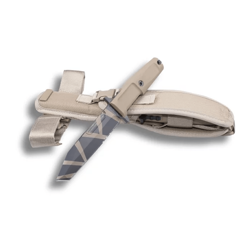 Couteau à lame fixe Extrema Ratio Fulcrum S acier N690 lame 150 mm manche Forprene