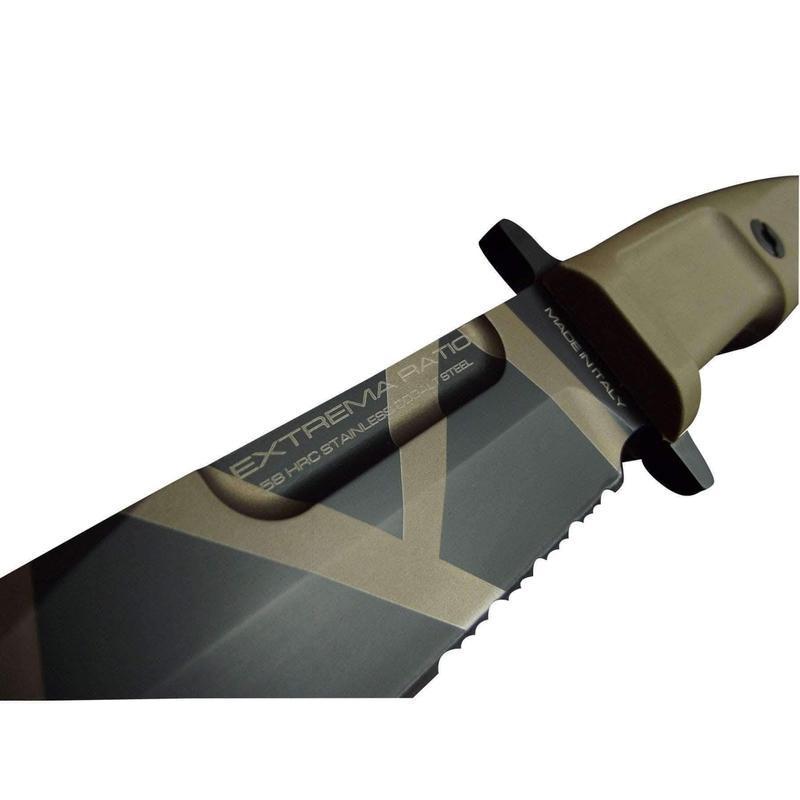 Couteau à lame fixe Extrema Ratio Fulcrum S acier N690 lame 150 mm manche Forprene