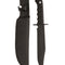 Couteau à lame fixe Mil-Tec lame Bowie 22,5 cm acier inoxydable avec fourreau polyester