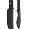 Couteau à lame fixe Mil-Tec lame machette 22 cm acier inoxydable avec fourreau polyester