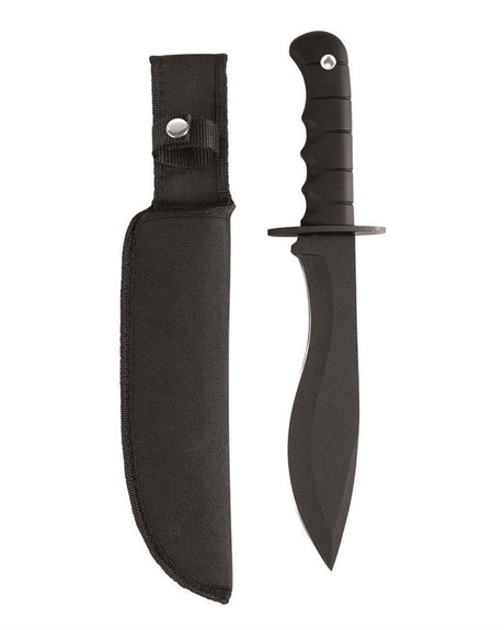 Couteau à lame fixe Mil-Tec lame machette 22 cm acier inoxydable avec fourreau polyester