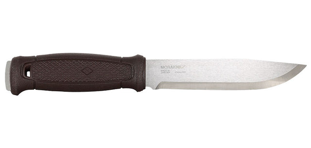 Couteau à lame fixe Morakniv Garberg Grand lame 142 mm soie pleine étui cuir acier 14C28N