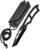 Couteau à lame fixe Rite Edge 211430 lame tanto 76 mm manche ABS avec étui