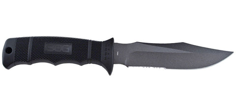 Couteau à lame fixe SOG Seal Pup acier AUS8 lame 121 mm lame clip point