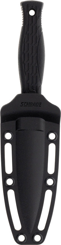 Couteau à lame fixe Schrade Needle acier AUS-8 lame dague 76 mm manche polymère
