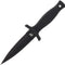 Couteau à lame fixe Schrade Needle acier AUS-8 lame dague 76 mm manche polymère