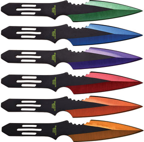 Couteau de lancer Perfect Point PP-595 lame 70 mm manche nylon avec étui