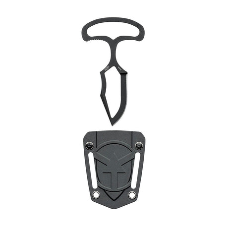 Couteau de poing ASP PDK Push Knife S lame AUS-8 de 5,7 cm avec étui ambidextre