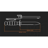 Couteau de survie Glock FM 81 avec scie