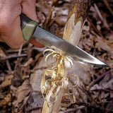 Couteau de survie Morakniv Companion MG acier inoxydable suédois lame 102 mm manche ergonomique