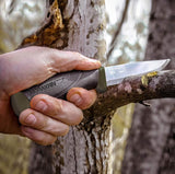Couteau de survie Morakniv Companion MG acier inoxydable suédois lame 102 mm manche ergonomique