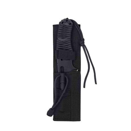 Couteau de survie PARACORD + FIRESTEEL Rothco - Noir - Welkit.com