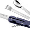 Couteau multifonctions TB Outdoor Bivouacâbleu acier Acier inox lame 90 mm