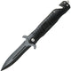 Couteau pliant ABKT TAC Stiletto acier 8Cr13MoV lame 89 mm manche aluminium