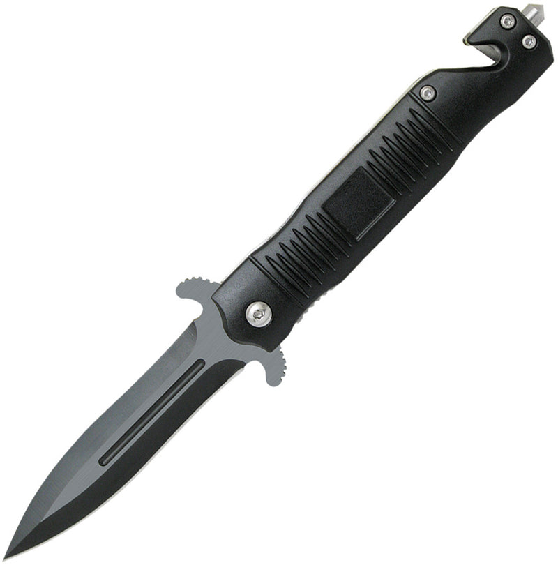 Couteau pliant ABKT TAC Stiletto acier 8Cr13MoV lame 89 mm manche aluminium