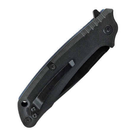 Couteau pliant ABKT Tac Predator Linerlock Blue Tanto
