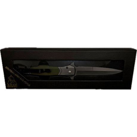 Couteau pliant Ares SAS-Force lame 9 cm à ouverture assistée livré en coffret