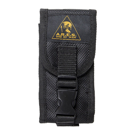 Couteau pliant Ares Sand Warior à lame semi-crantée avec étui de ceinture