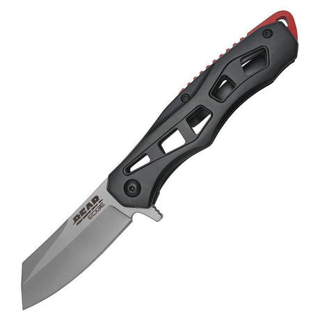 Couteau pliant Bear Edge Framelock Black Stainless