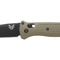Couteau pliant Benchmade Bailout Ranger Green 537 acier CPM S30V lame 86 mm