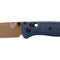 Couteau pliant Benchmade Bugout Crater Blue 535 acier CPM S30V lame 82 mm