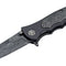 Couteau pliant Boker Leopard-Damascus III Collection acier Damas lame 97 mm