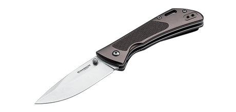 Couteau pliant Boker Magnum Advance Checkering Dark acier 440C (Inox) lame 85 mm