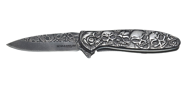 Couteau pliant Boker Magnum Dia de los Muertos acier 440A lame 85 mm
