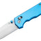 Couteau pliant Boker Magnum Rockstub Blue Elox 14C28N acier 14C28N lame 67 mm