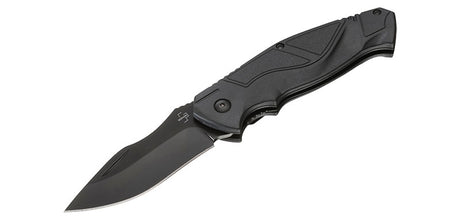 Couteau pliant Boker Plus All Black Pro 42 acier D2 lame 80 mm lame drop point
