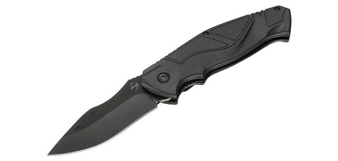 Couteau pliant Boker Plus All Black Pro 42 acier D2 lame 80 mm lame drop point