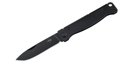 Couteau pliant Boker Plus Atlas All Black acier 12C27 lame 67 mm lame drop point