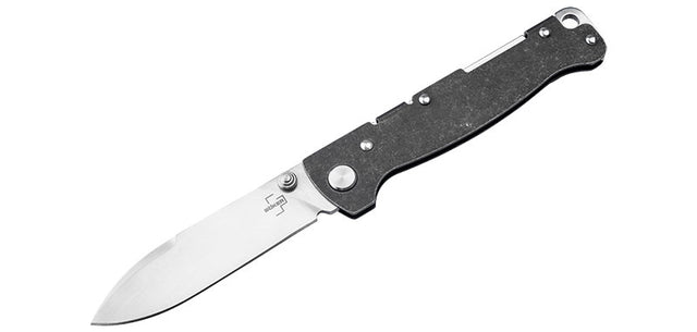 Couteau pliant Boker Plus Atlas Droppoint TS acier D2 lame 73 mm lame drop point